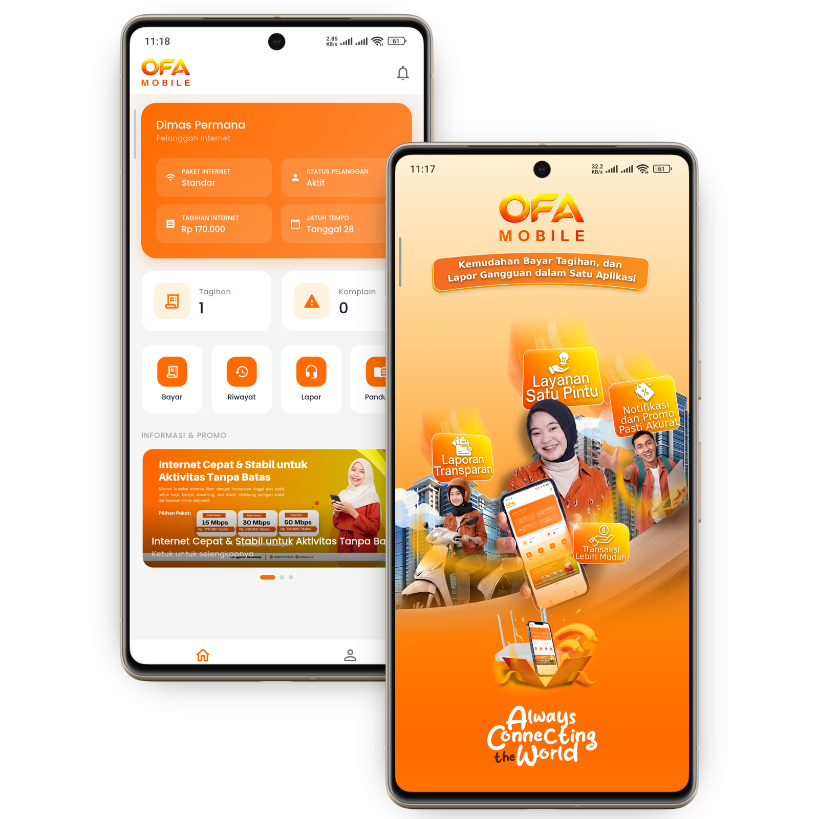 Mockup OFA Mobile